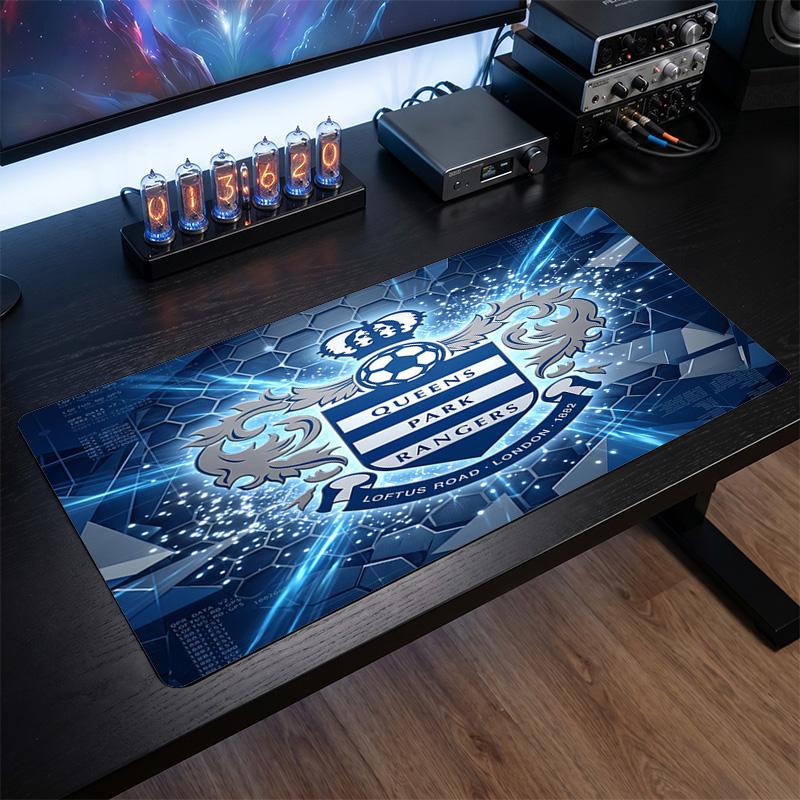 Queens Park Rangers Football Print Large Mouse Pad, Anti-Slip Extended Gaming Desk Mat for Office Home