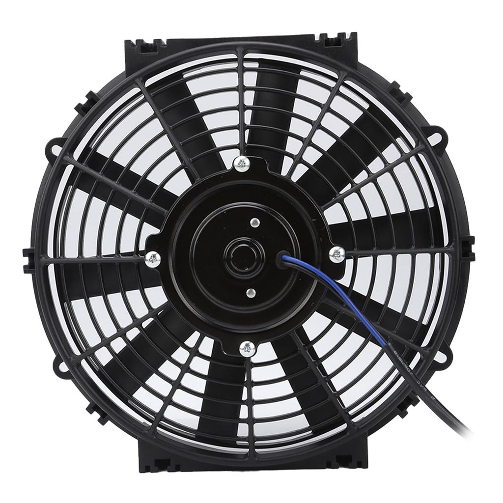10in Slim Electric Cooling Fan Radiator 24V 80W 2100RPM 10 Straight Blades Universal for Car