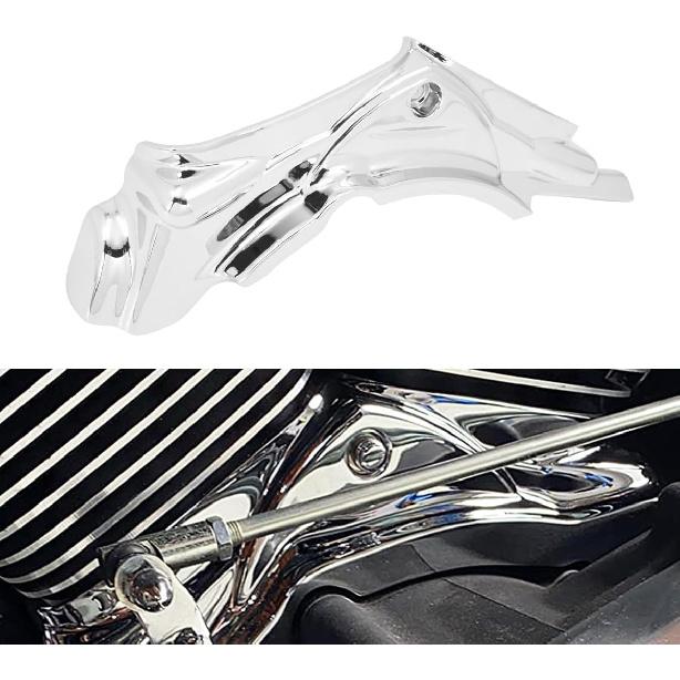 HDBUBALUS Motorcycle Cylinder Base Side Covers Fit for Harley Touring Road King Road Street Electra Glide 2007-2016 Dyna Fat Bob Low Rider Super