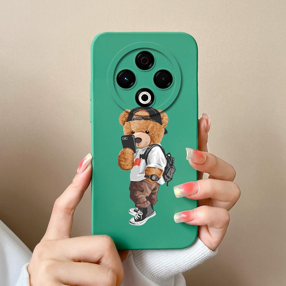 Mode-Hüllen für Tecno Camon Pop 9 Sprak 20 30 30C Pro 30S GO 1 2025 4G 5G Lovely Bear, weicher, ultradünner Displayschutz aus flüssigem Silikon für Tecno Capa