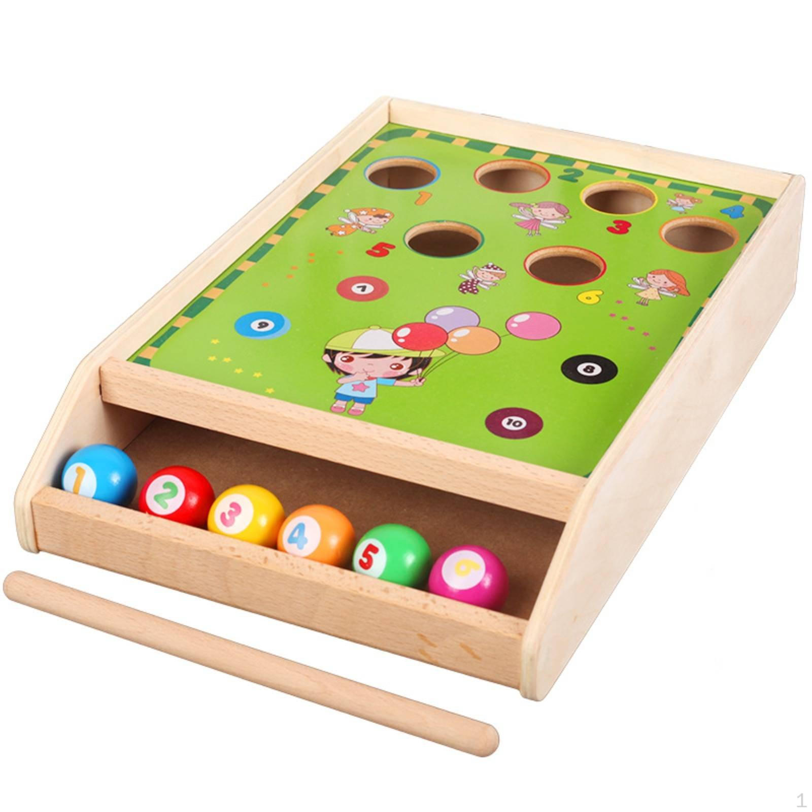 Mini Billiard Table Toy Concentration Training Early Education Desktop Game for