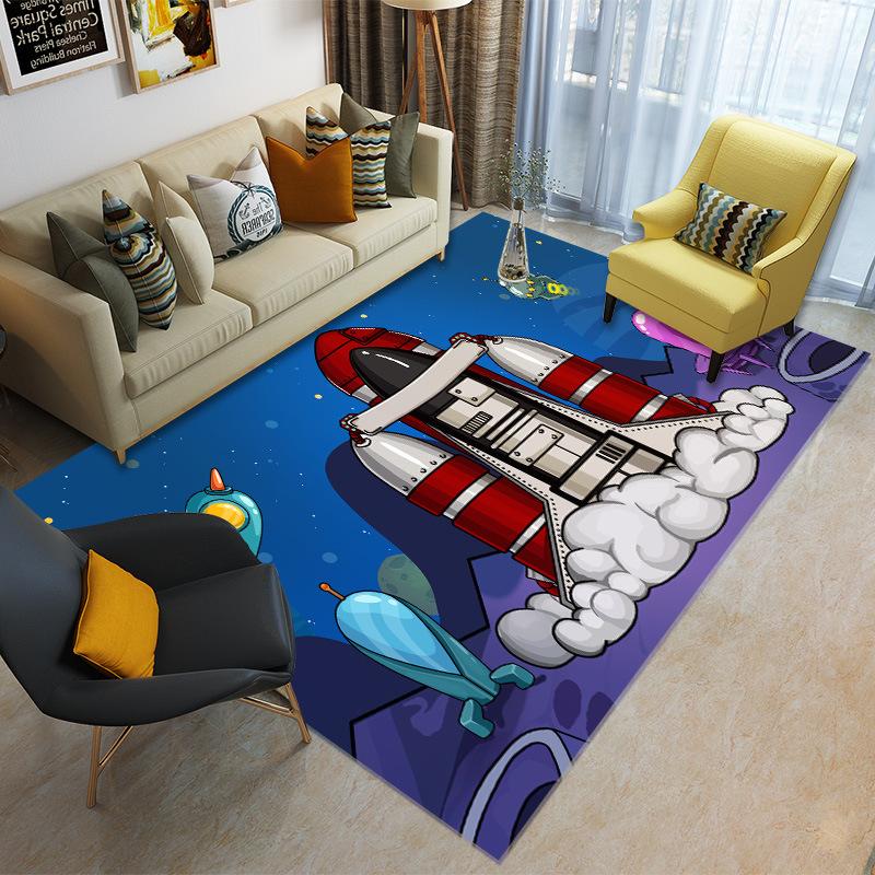 Living Room Fully Paved Home Bathroom Bedroom Non-slip Door Carpet New Cartoon Cute Carpet Floor Mat