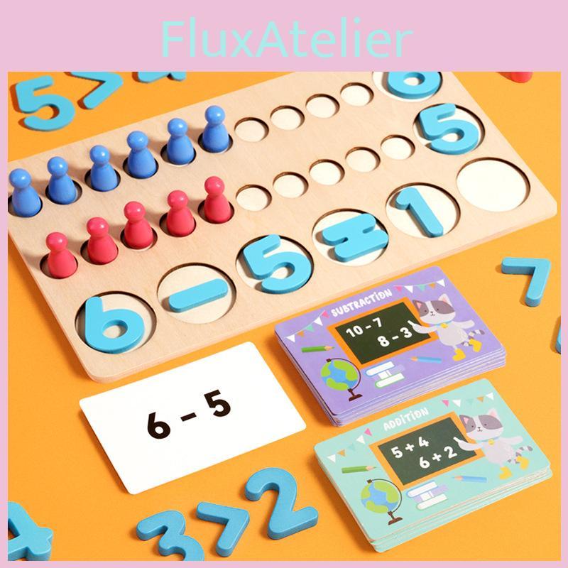 Wooden Educational Toy For Kids With Number Counting And Addition Skills For Early Learning