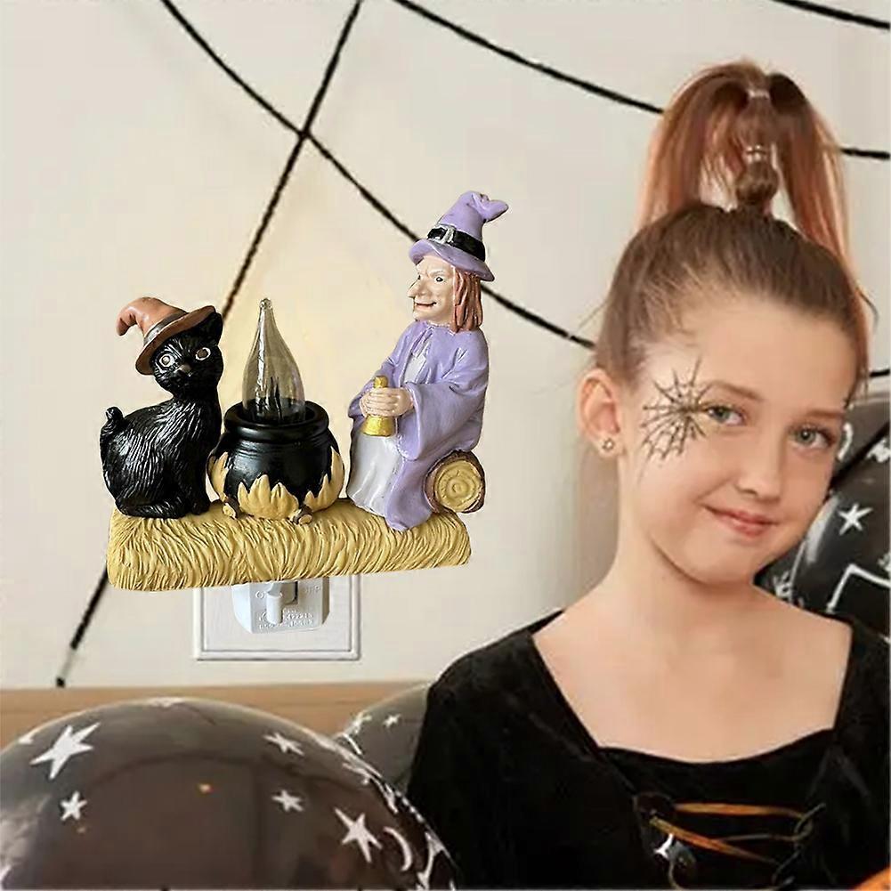 Ghosts Campfires Nightlight Portable Lightweight Plug In Night Lamp Cute Home Accessories