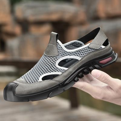 Fashion Fashion Men Mesh Loafers Summer Casual Shoes Men High Quality Flat Sneakers Men New Breathable Men’s Slip On Sports Wading Shoes