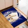 Giron-de Football Crest Printed Office Carpet Chair Cushion  Entryway Rug, Rugs for Living Room, Bedroom Christmas gifts