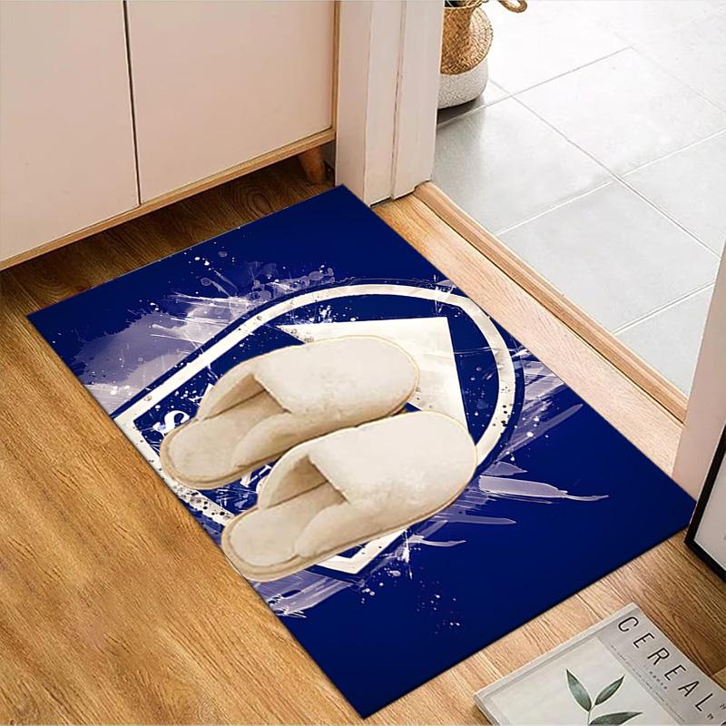 Giron-de Football Crest Printed Office Carpet Chair Cushion Entryway Rug, Rugs for Living Room, Bedroom Christmas gifts
