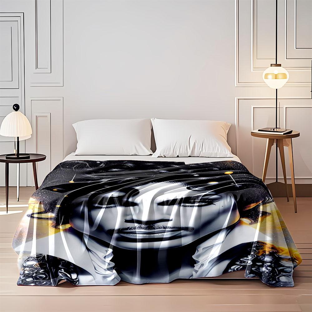 Mysterious Pop Art Blanket for all seasons blanket lunch break throw gift