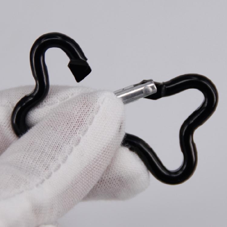 5Pcs Bone Shape Carabiner Clip Aluminum Alloy Hanging Carabiner Hook Spring Snap Hook Clip Outdoor Hiking Accessories