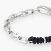 Jbans Classic Black String Mix 1186 Chain Bracelet Triple Awesome 1225 Gemstone Bracelet Set (C2501-Se398_Sv)
