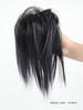 Synthetic Messy Claw Clip Hair Straight Bun Fake Hair Bun Female Hair Tail Extension