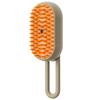 One Button Steam Spray Folding Rotation Bath Depilatory Brush Comb Cat and Dog Pet Spray Massage Brush