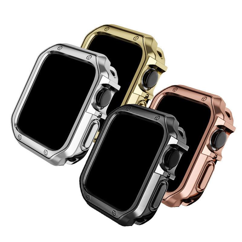 TPU Stoßstangen Schutzhülle Für Apple Watch 46/49/45/44/42/41/40/38mm Für iWatch Serie Ultra3 2 11 10 9 8 7 6 5 4 3 Se3/2/1 2 1