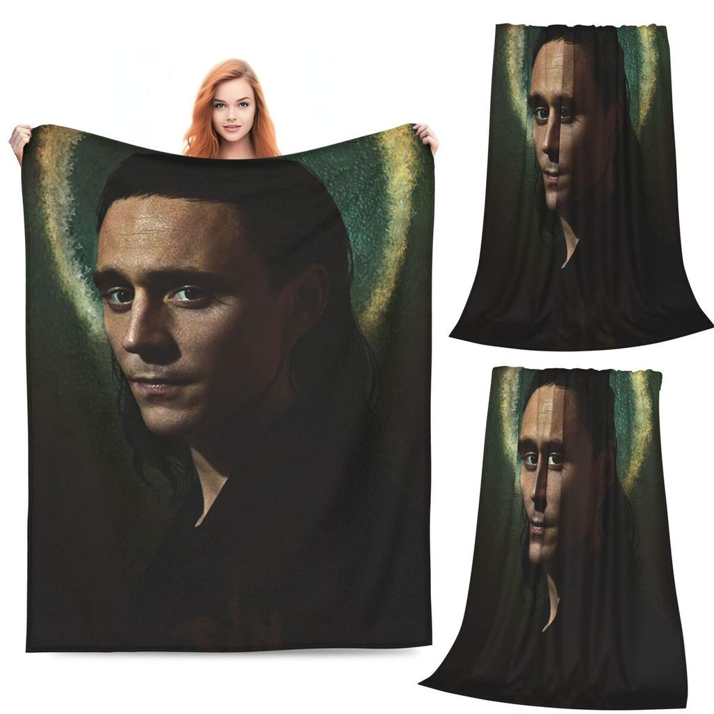 HD Latest Tom Hiddleston Collage Actor Blanket Fleece Sofa Throw Blanket Super Soft for Home Bedroom Office Throws Bedspread