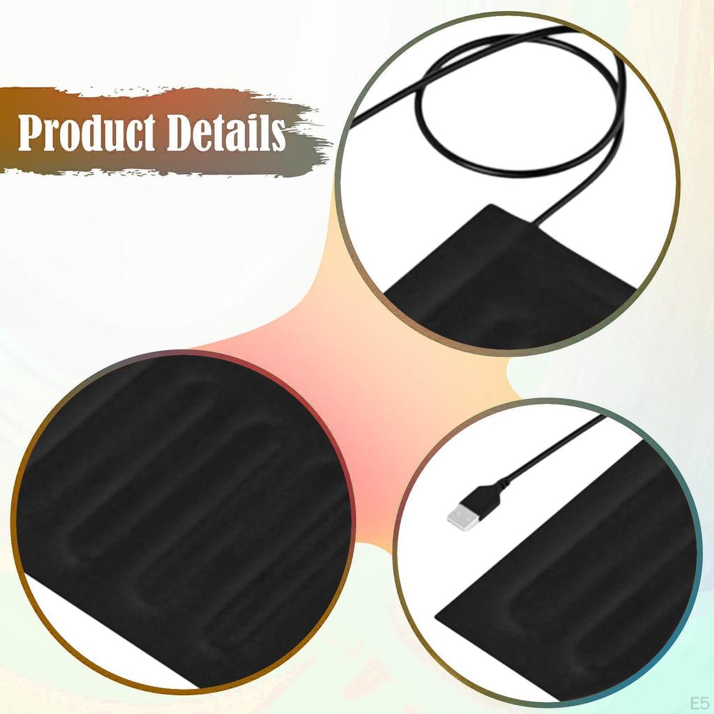 Podkładka Grzewcza dla Gadów USB Elektryczna Wielofunkcyjna Mata do Terrarium Poduszka Grzewcza dla Węża Ptaka