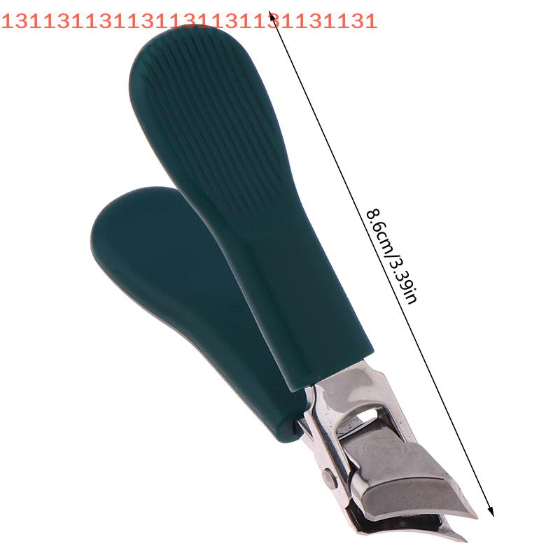 Wide-Jaw Opening Anti-Splash Slanted Nail Clipper Ingrown Nail Clippers Portable Toenail Fingernail Trimmer Set Manicure Tool