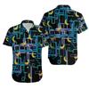 Loose Hibiscus Men's Shirt Short Sleeved Floral Beach Hawaiian Shirts Popular Bright Quick Dry Tops Customized Avatar Clothes