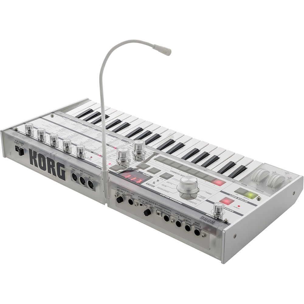 KORG KORG Analog Modeling Synthesizer, MicroKorg Crystal 20th Anniversary Model Vocoder, Battery ...