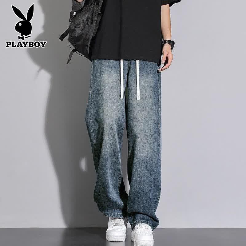 Playboy Men s Casual Loose Fit Straight-Leg Jeans 3XL