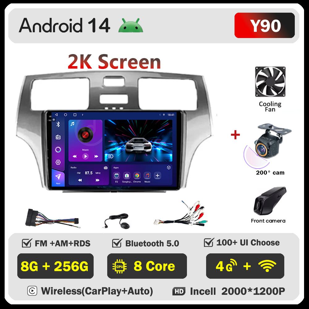 For Lexus ES300 ES 300 ES330 XV30 ES 330 2001-2006 Carplay Auto Screen Wireless Android Auto Car Intelligent Systems AutoMotive