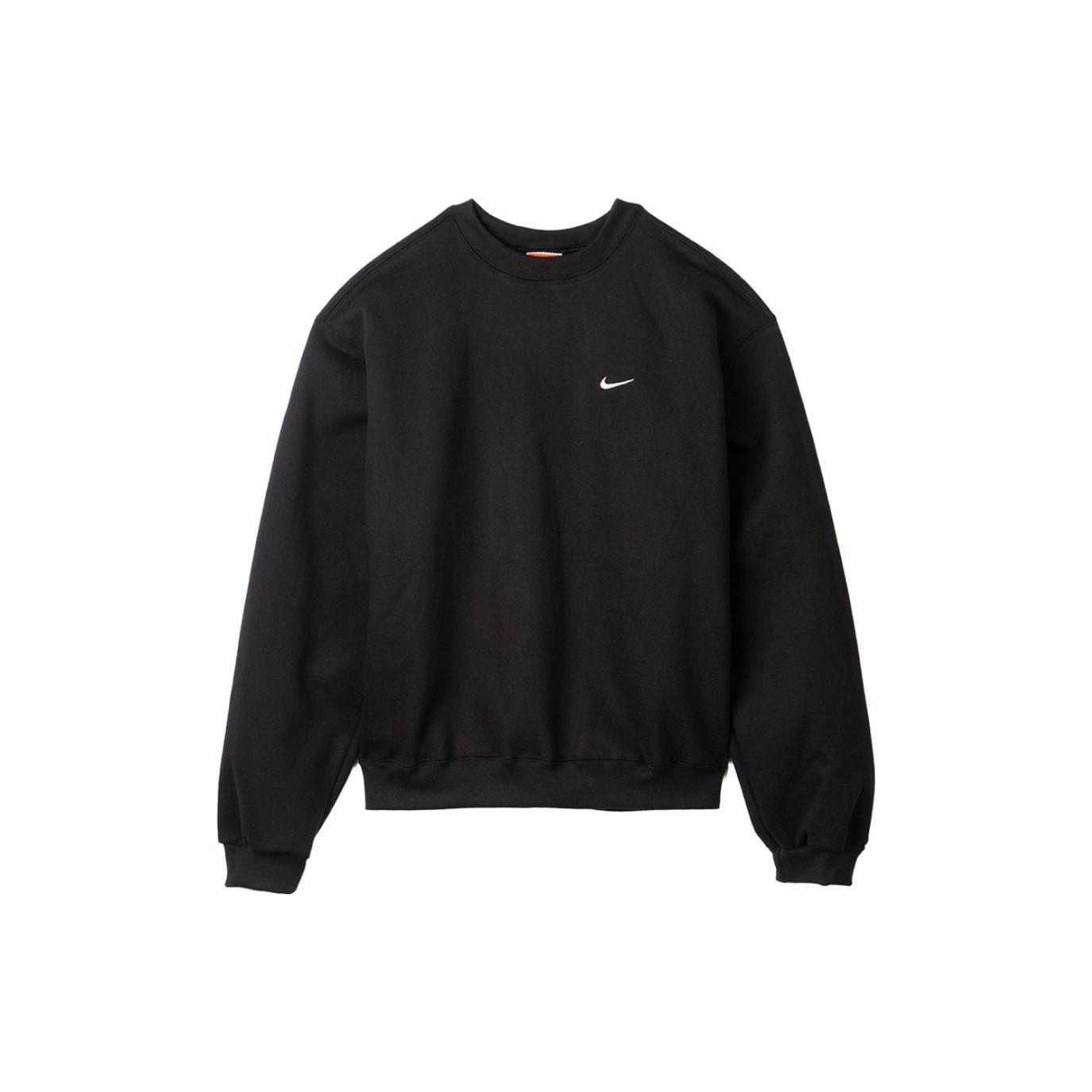 Nike Lab Nrg Fleece Crew Round Neck Pullover Black Men s CQ4004-010 M