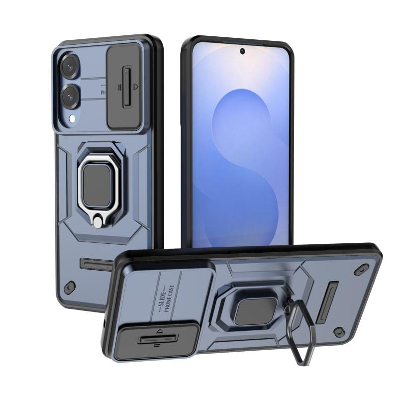 For Samsung S25 Edge Case Cover Samsung Galaxy S25 Edge Capas Slide Camera Lens Protective Ring Holder Fundas Samsung S25 Edge