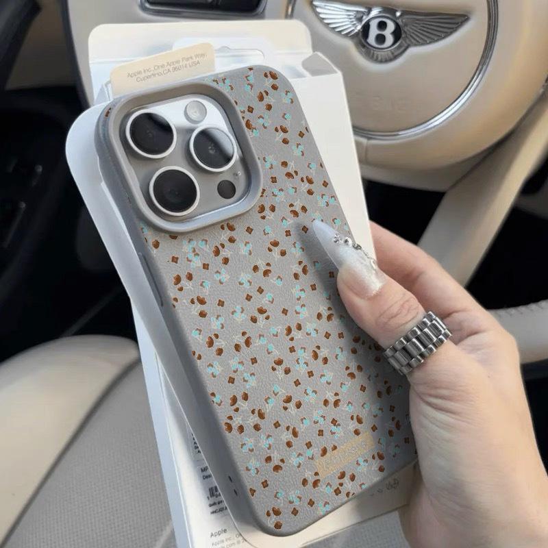 

Чехол для телефона с цветочным принтом в горошек, полная защита, для Apple 17Pro Max, 16/15Pro, 14/13/12/11 Apple 16