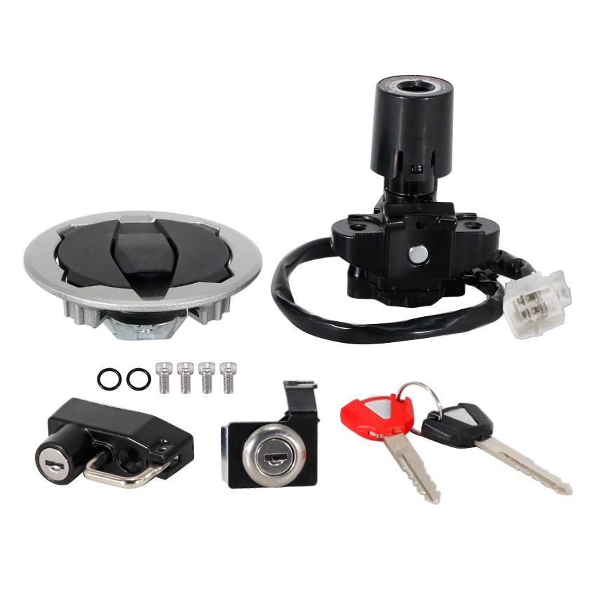 Ignition Key Lock Switch Set Motorcycle Key Kit For Kawasaki EX500 Ninja 500 ER500 Z500 ER500 Z500 ABS SE SE ABS OEM:27048-5276