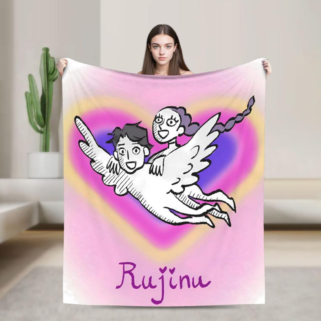 Super Soft Blanket Decorative K-Pop Demon Hunters Hot Anime  Throw Blanket  Flannel Bedspread For Couch Bed Sofa Bed Cover