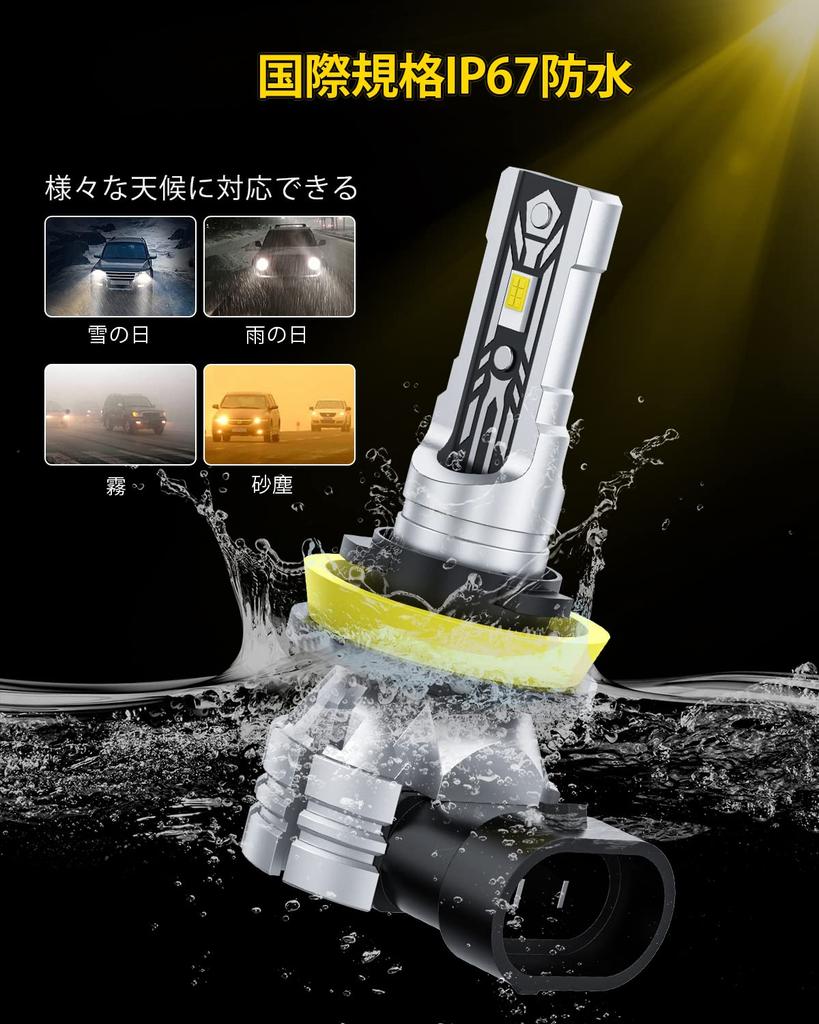 LEROTOPS H11/H8/H16 LED Headlight, Compatible with New Vehicle Inspection, Integrated Size Type, Equipped with