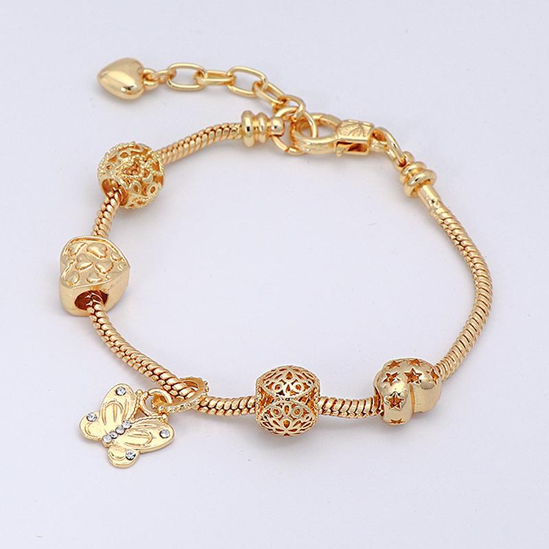 Matching Multi-Element Charms Beaded Bracelet For Women Daily Wear Party Accessories Gift Jewelry