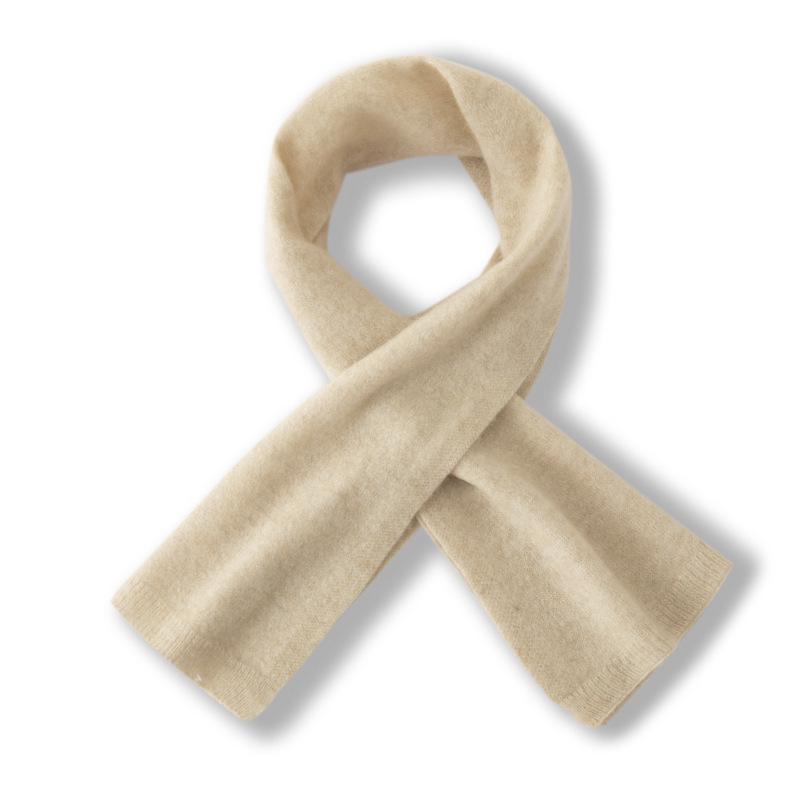 Унисекс Шарф-снуд из чистого кашемира - Теплый, Модный, Вязаный на Осень/Зиму