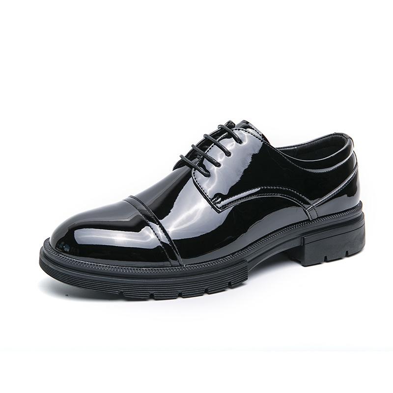 Large Size Men's Shoes Autumn Casual Leather Shoes Fashion Men's Business Shoes Trend Groom Wedding Shoes