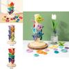Wooden Rainbow Tree Sorting Toy For Kids Learning Handeye Coordination Educational Gift