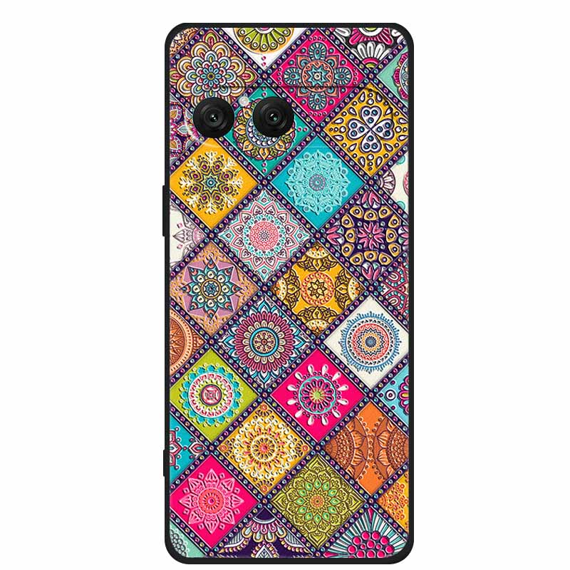 3D Emboss Case For Sony Xperia 10 VII 5G Phone Case Flowers Silicone Soft Coque Funda For Sony Xperia 10 VII Back Cover Case Bag