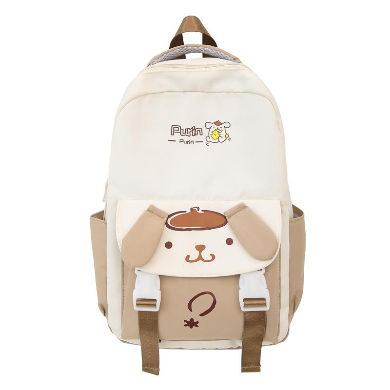 New Student Schoolbag Simple Casual Campus Style Cartoon Large Capacity Backpack Small Fresh Backpack