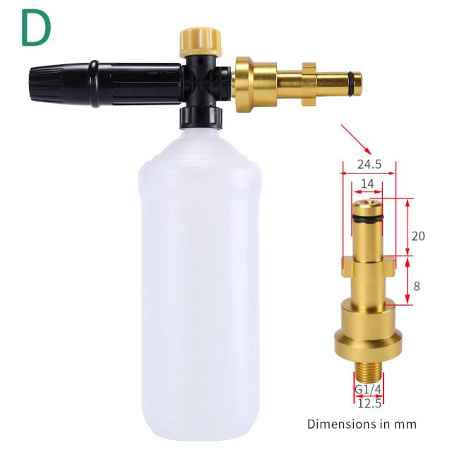 Pressure Washer Adjusable Foam Cannon Car Washer Snow Foam Lance High Pressure Soap Foamer Foam Generator Car Foam Cleaner Spray