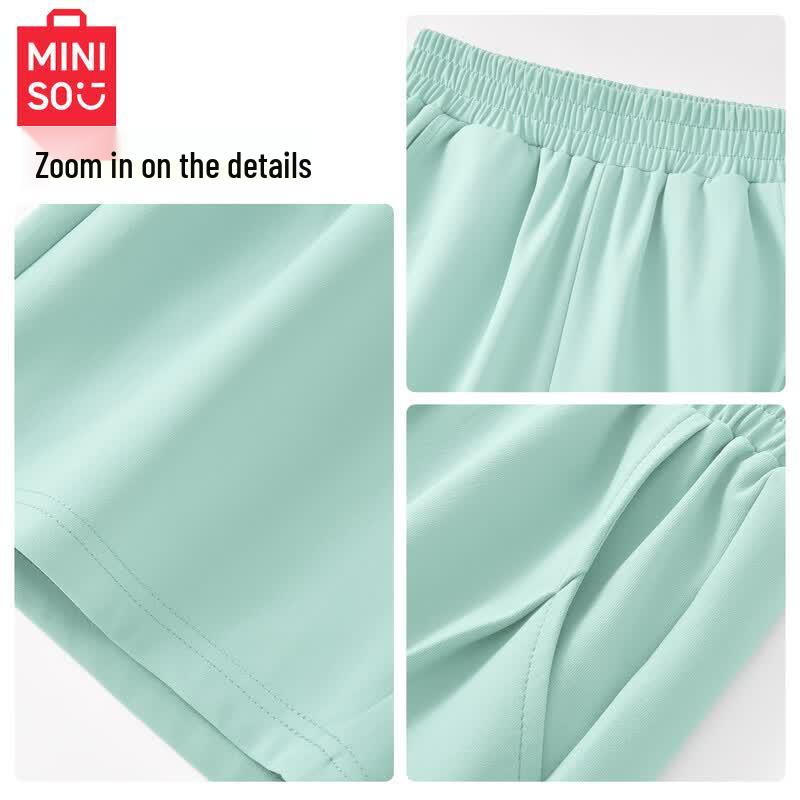 MINISO Girls' Korean Style Cotton Summer Set
