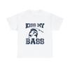 Bass Fishing T Shirt Unisex Adult Funny Offensive "Kiss My Bass" Outdoors Tee