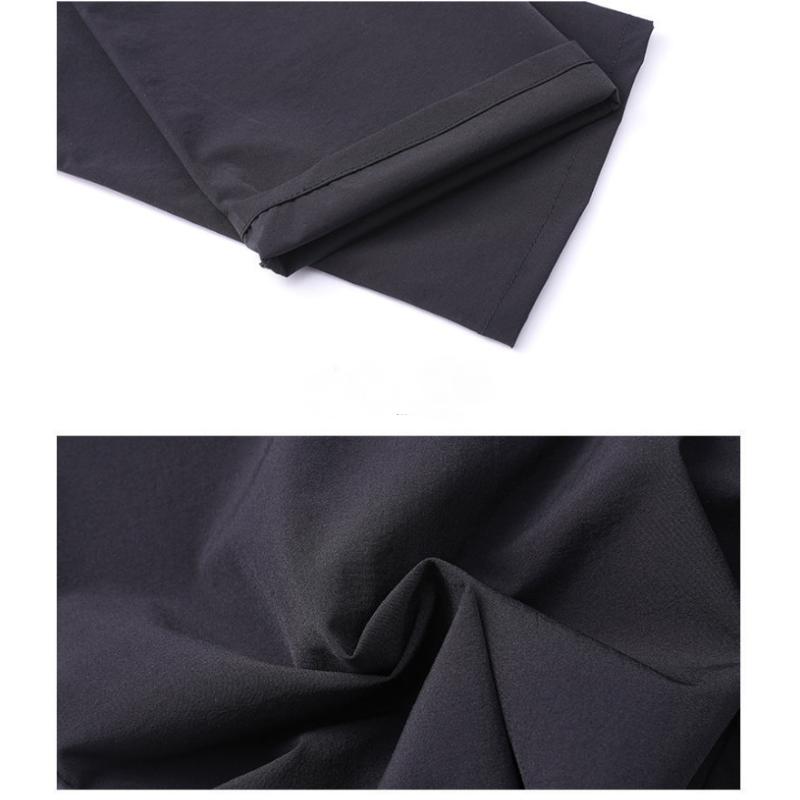 Summer Thin Casual Elastic Trousers For Middle-aged And Elderly People New Ice Silk Elastic Waist Loose Sports Pants Large Size