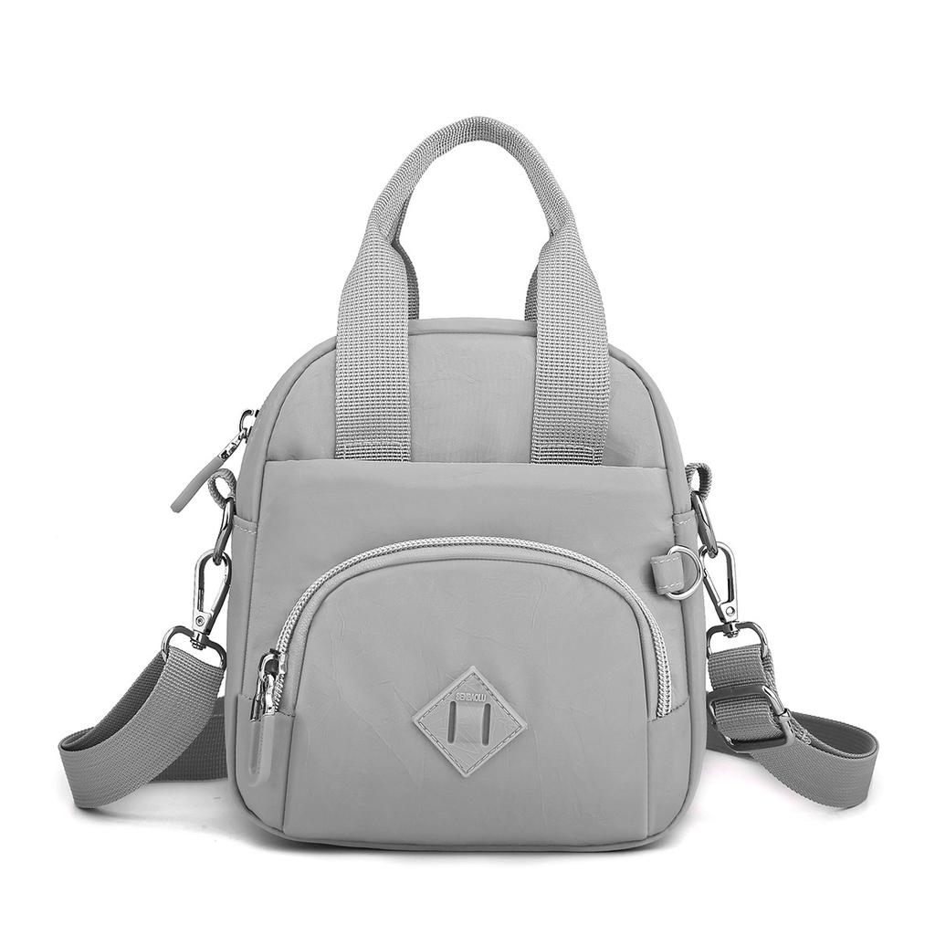 Trendy Women's Oblique Span Bag Anti-splashing Nylon Mother Travel Handbag Casual Versatile Mobile Phone Small Square Bag