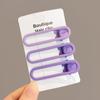 Women Hair Clip Ultra-tight Seamless Side Bangs Hairpin Korean Style Duckbill Makeup Hairpin