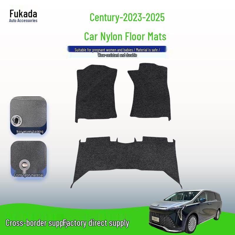 Century 2023-2025 Fahrzeugspezifische Nylon-Fußmatten