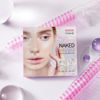 UV Protection, UV Protection, Sun Shield, Ultra-slim Transparent Patch, Golf Patch, Sun Patch, Makeup-ready, Large, 5 Sheets, 1 Piece, 1ml