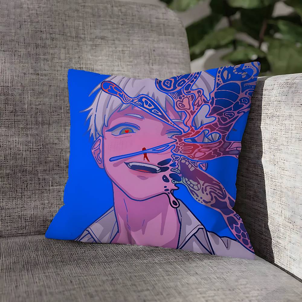 The S-Summer H-Hikaru Died Pillow Case For Sofa Decor Car Office Room Printing Cushion Cover Decorations and Protector