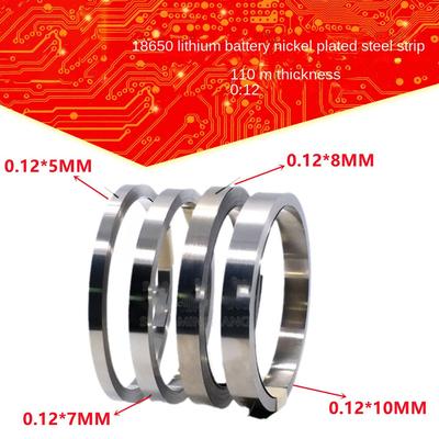 Spot Weld Machine Battery Welder 10m/roll 0.12mm/0.2mm Thickness Lithium Battery Connection Sheet For Battery Weld Steel Belt