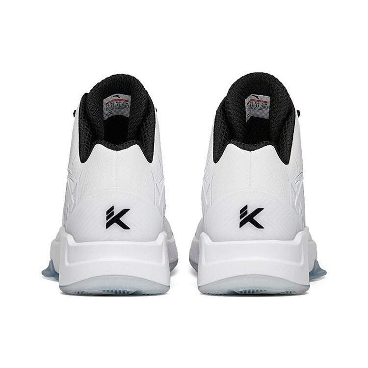 ANTA KT1 Pro Basketball Shoes Men's High top Anta White/Black 112141106S-1