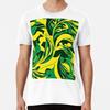 Yellow and Green Camouflage Pattern: Organic S To 5XL Made In the AU/USA T-Shirt