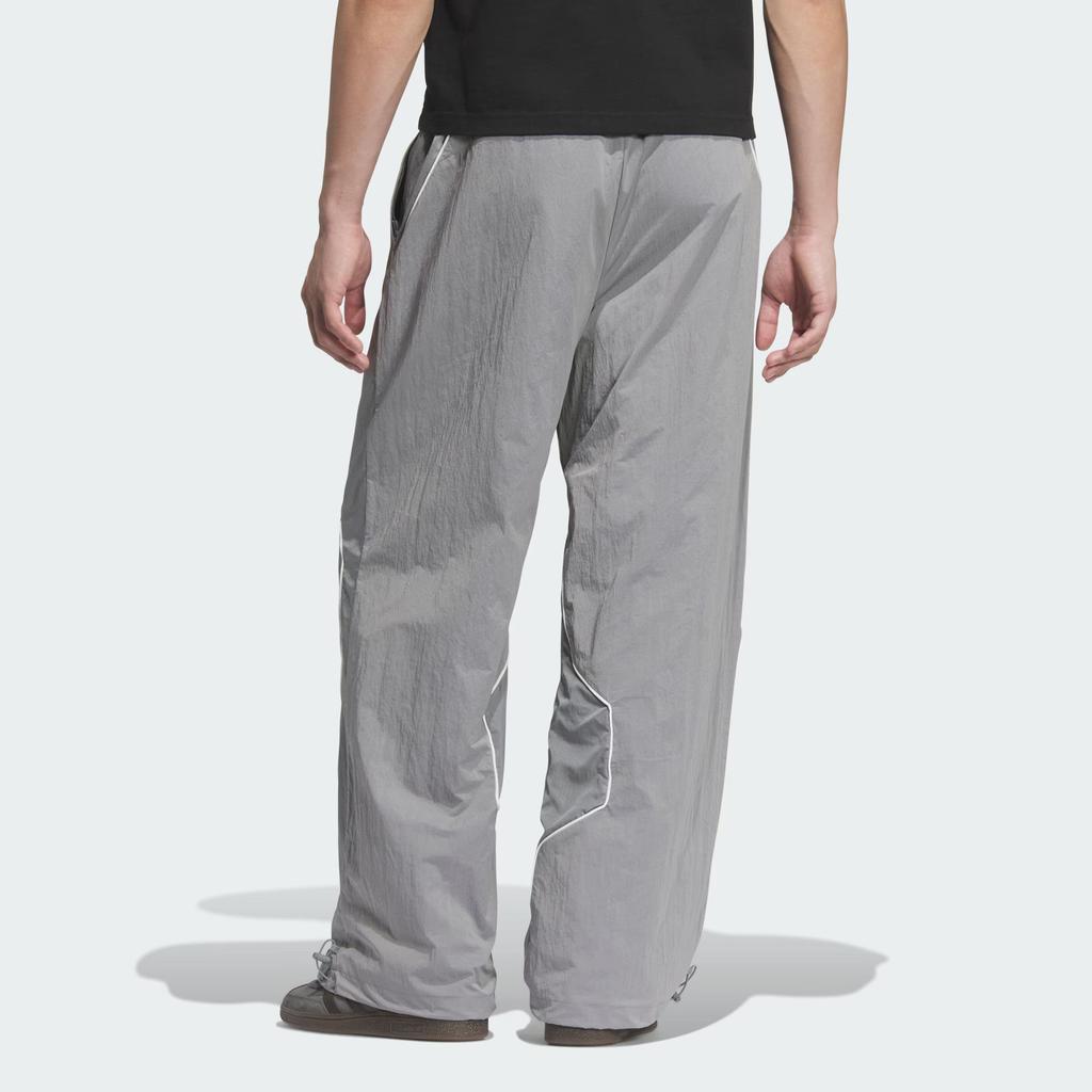 Adidas Originals Loose Fit Lace-Up Comfortable Knitted Sports Pants Men Bottoms Gray JM8040