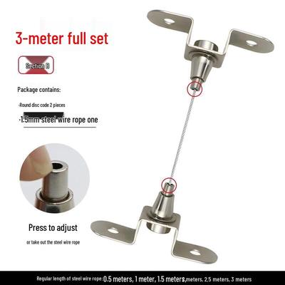 Adjustable Steel Wire Rope Hanging Kit